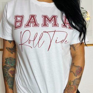 Bama Roll Tide University of Alabama College Football Game Tailgate T-Shirt